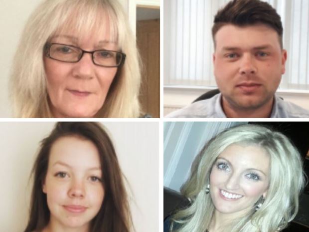 Katie Caldicot, Ashley Pocock, Kim Davies and Tanya Atkinson