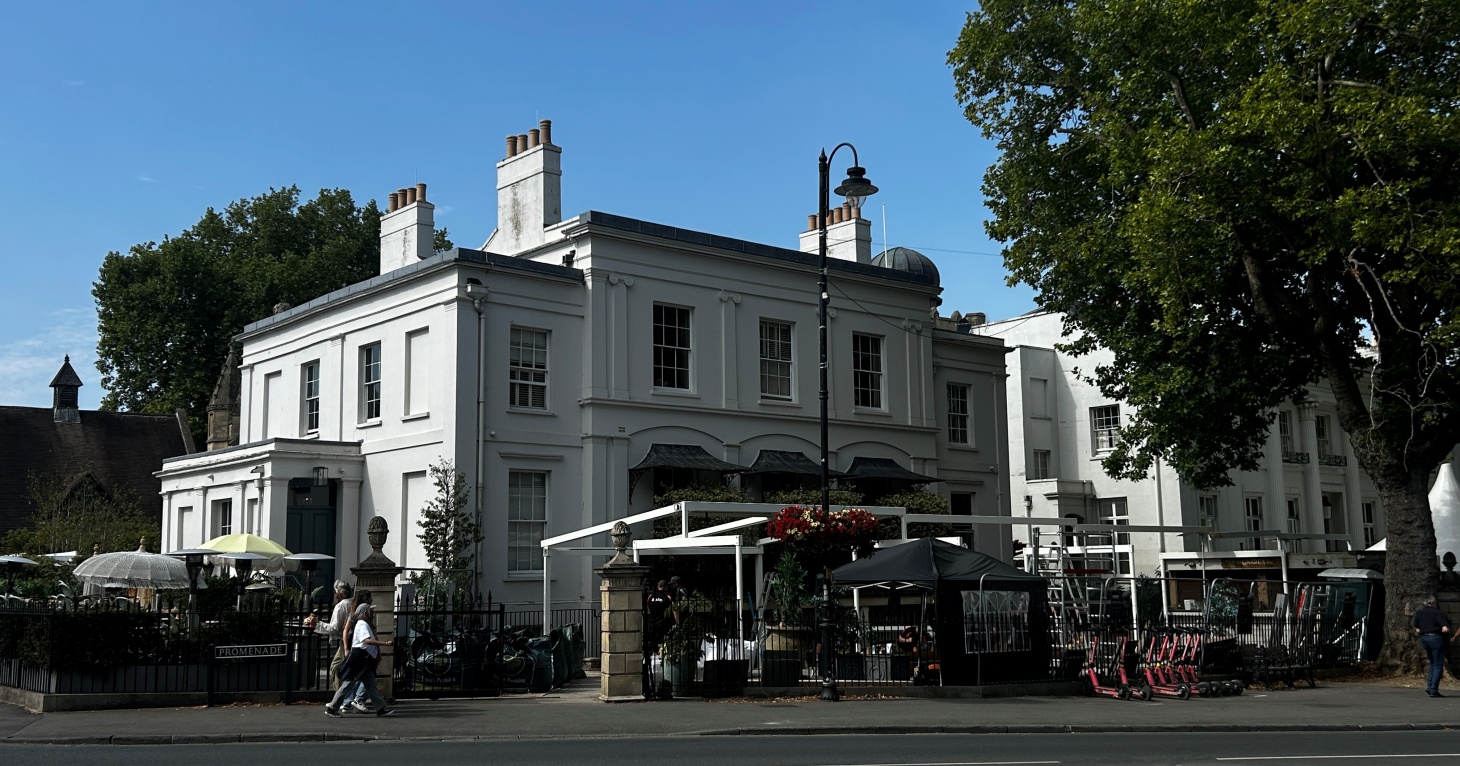 Work begins on a permanent terrace outside Julian Dunkerton's No. 131