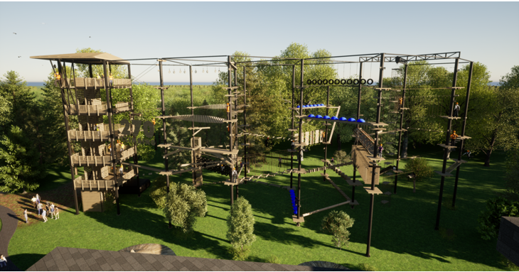 Opening date revealed for £7 million leisure park with Europe's tallest climbing challenge