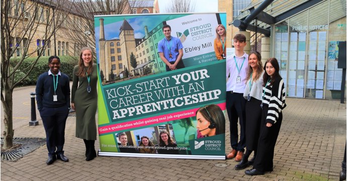 Apprentices are taking over Stroud District Council's social media for National Apprenticeship Week