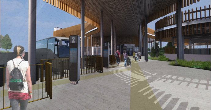 Plans revealed for new cafe at £33 million Arle Court transport hub