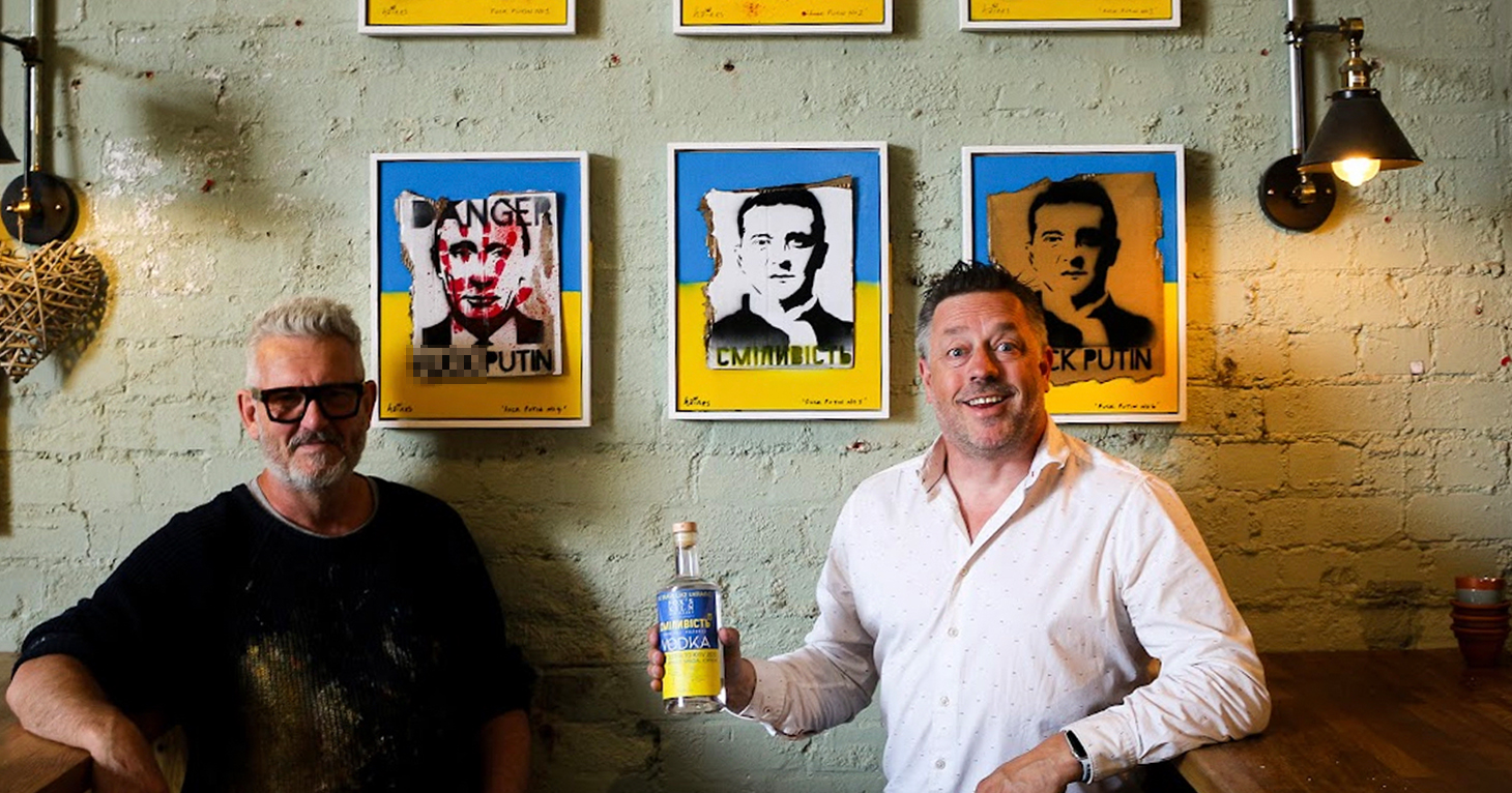 Sponsorship from 100 Gloucestershire businesses will help a brewery deliver aid vans to Ukraine