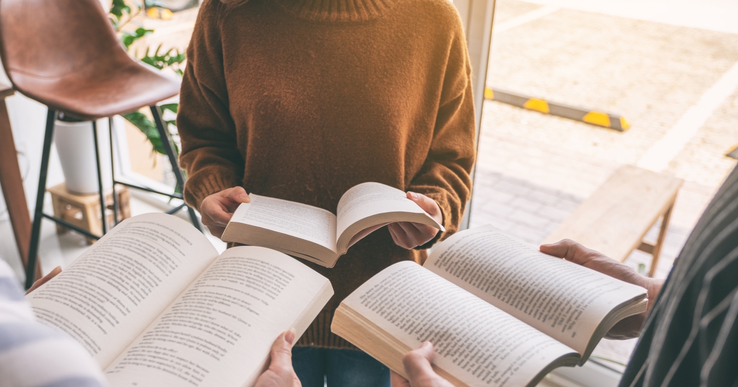 The Cheltenham book club that meets over a buffet lunch to debate the latest business novels