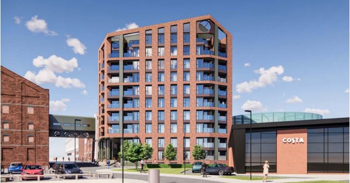 Landmark 10-storey tower is on track for Gloucester Quays
