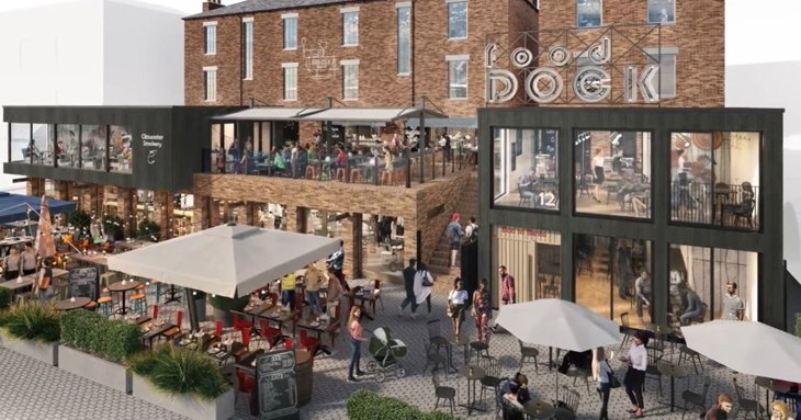 First bar at Gloucester Food Dock is opening this October 2023