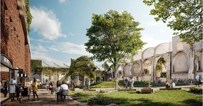 £12.5 million plans to transform Gloucester’s Greyfriars Quarter unveiled