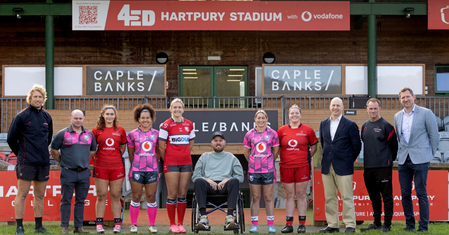 Hartpury Stadium has a new name thanks to leading local charity and multinational sponsor