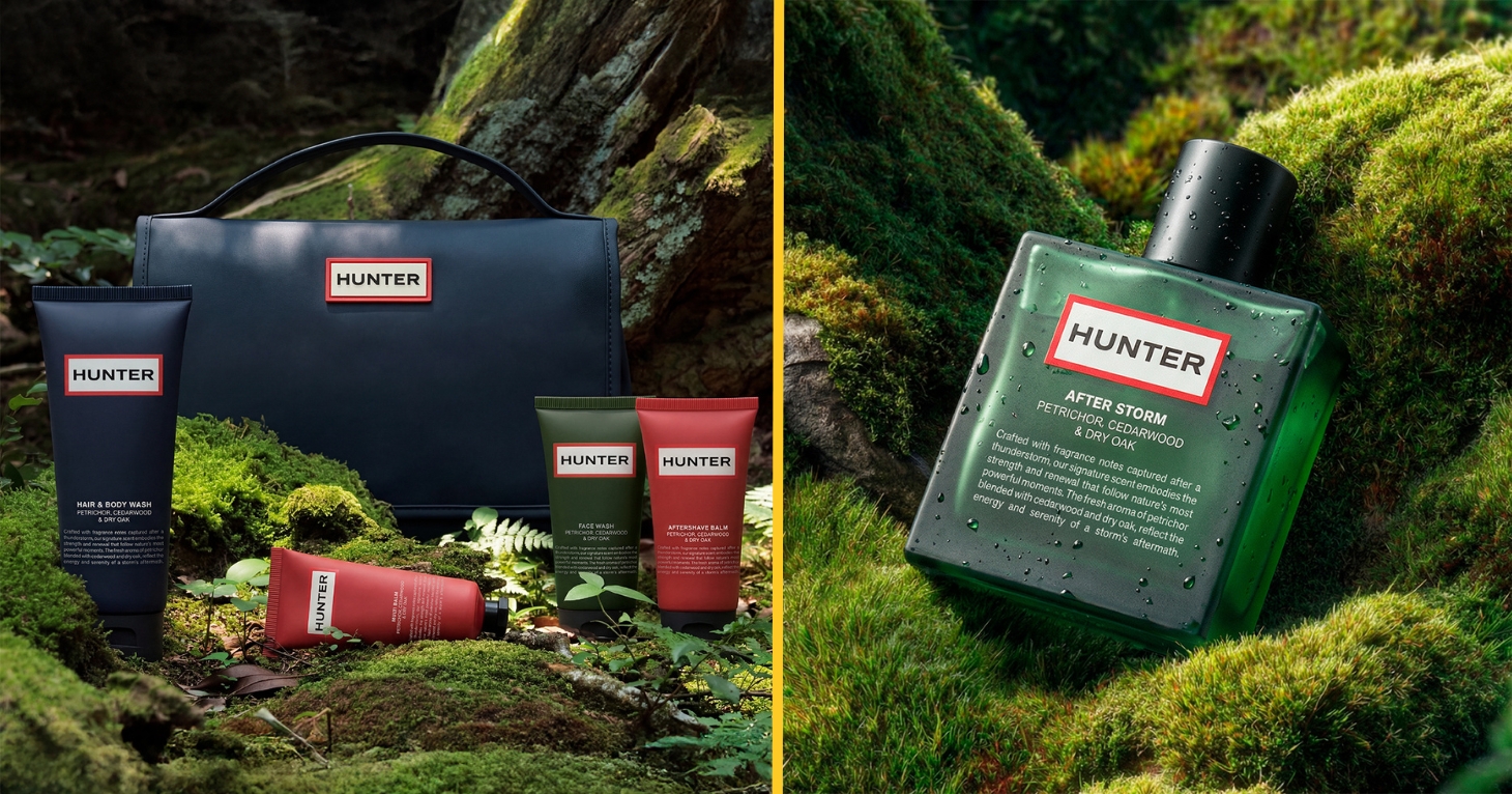 Hunter launches men’s grooming collection in partnership with Cheltenham-based company