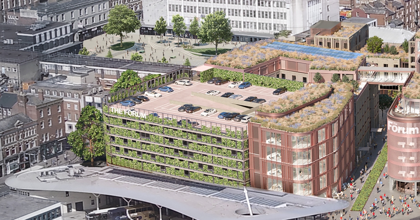 Gloucester&#x27;s The Forum development continues to take shape with multi-storey car park opening date confirmed