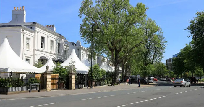 Marquees to come down at No. 131 in Cheltenham