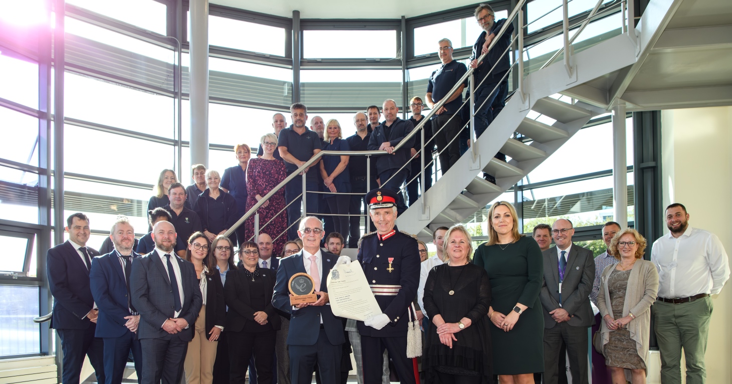 Gloucester-based global manufacturer reflects on 2024 success with prestigious award presentation