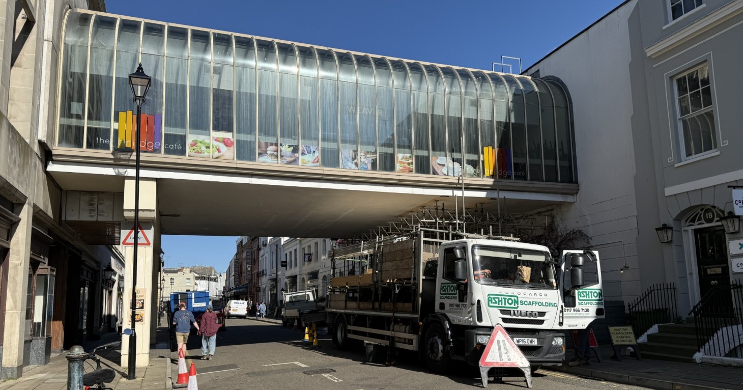Cheltenham’s Regent Arcade bridge removal begins – paving way for panoramic rooftop restaurant