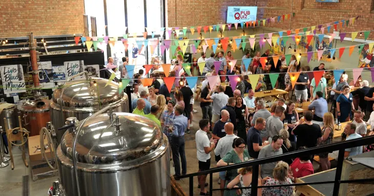 Charity fundraising support night at Gloucester Brewery
