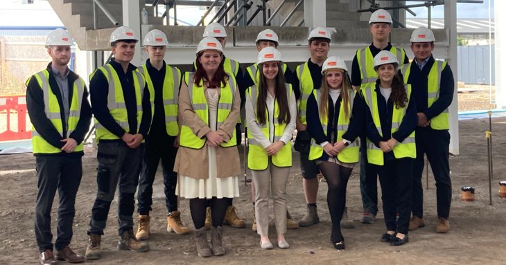 Forty five per cent of Barnwood Limited’s current apprentices are female, which the firm said was great for the future of construction’.