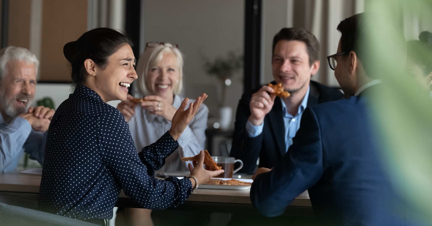 Firm pays for breakfast, lunch and the gym to help staff with cost of living crisis