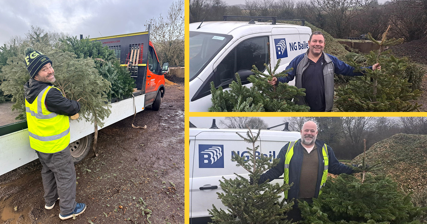Christmas treecycling scheme raises over £40,000 for charity