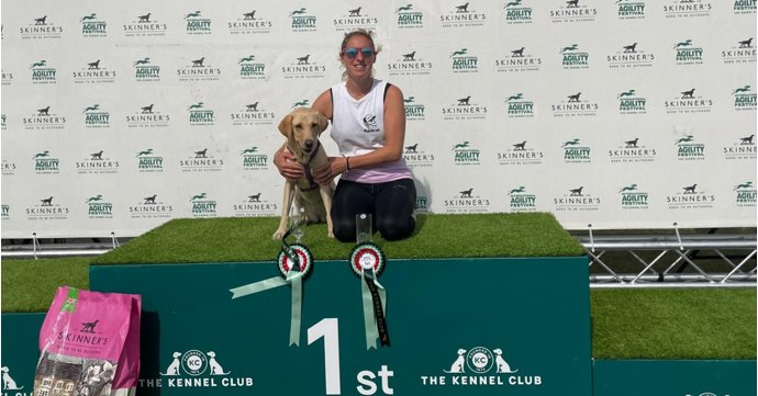 Gloucestershire dog and owner duo win big at international agility festival