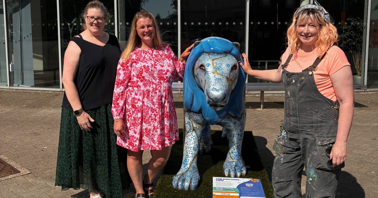 Lions at Large trail artist: 'The lions arrived at the perfect time for me to turn a negative situation into a positive one'