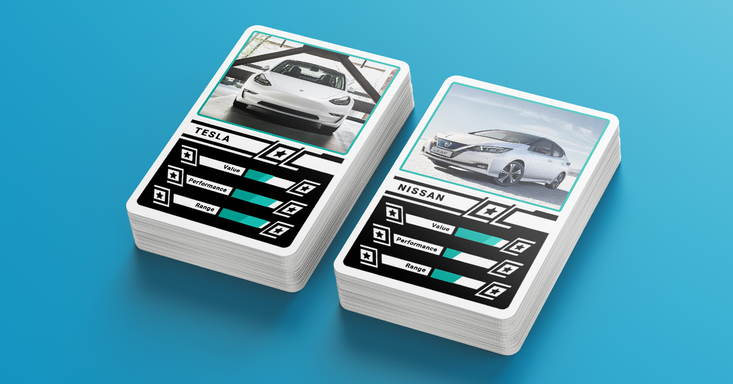 In the electric vehicle race between Tesla and Nissan Leaf who wins?