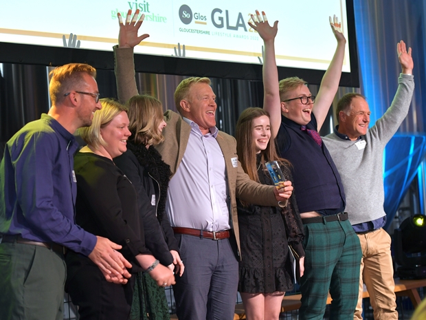The best businesses from across Gloucestershire came together at DEYA for SGGLA 2022 - including the team from Adam Henson's Cotswold Farm Park.