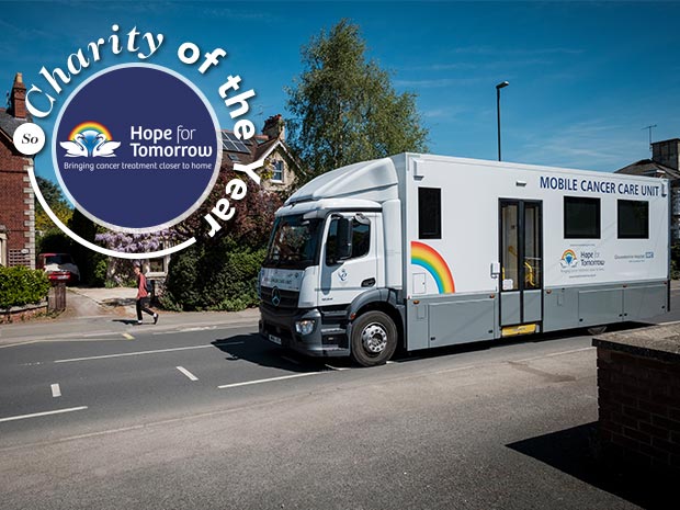 Hope for Tomorrow will be SoGlos's Charity of the Year for 2020.