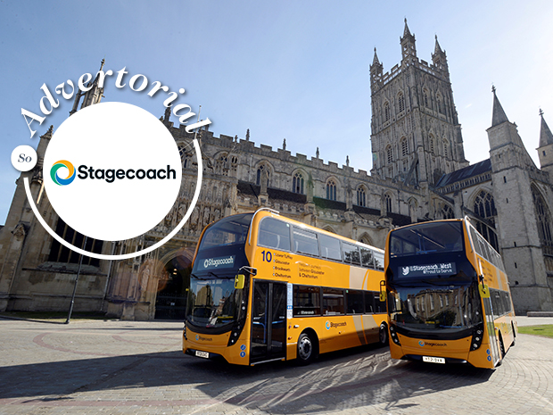 Bus passengers in Cheltenham and Gloucester can enjoy state-of-the-art features like USB charging points on Stagecoach Wests 21 new, environmentally-friendly buses.