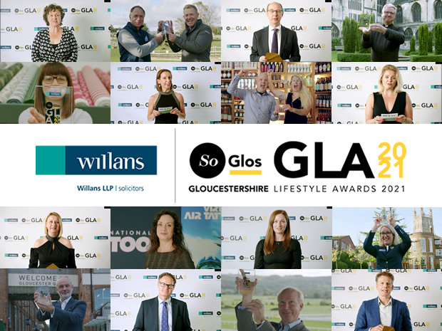 Cheltenham-based law firm Willans LLP solicitors is the proud headline sponsor of the SoGlos Gloucestershire Lifestyle Awards for a second year running.