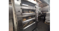 Industrial baking oven allows the branch to keep up with demand.