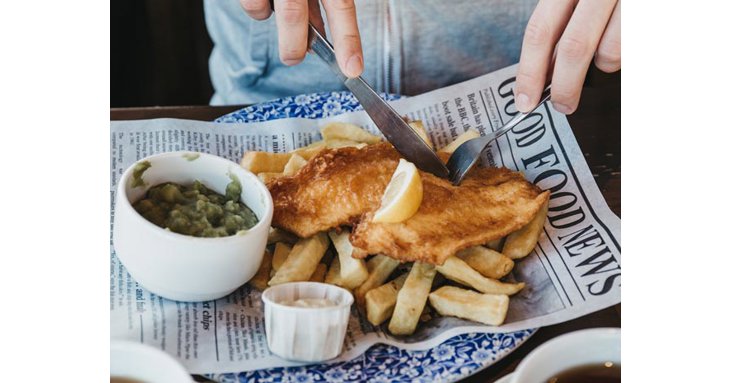 Mmmm! Hook yourself some of the best fish and chips in Gloucestershire.