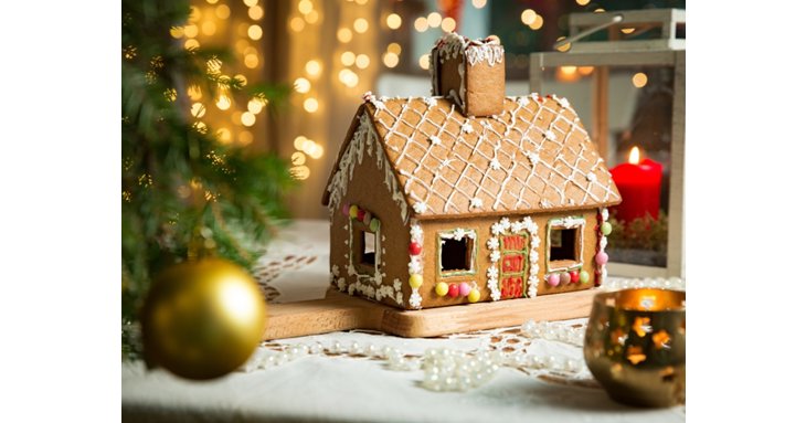 Take your beautifully-decorated gingerbread house home with you afterwards.