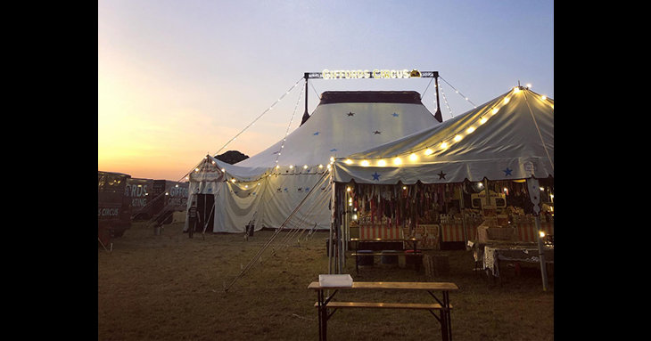 The Feast from Giffords Circus is a new take on dinner and a show  with a three-course meal served under its famous big top.