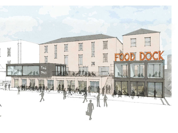 The new Food Dock will be made up of 12 separate food outlets