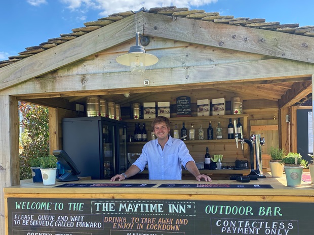 The Maytime Inn has launched a new summer takeaway menu and an outdoor bar with a selection of wine, gin and local beer to collect.