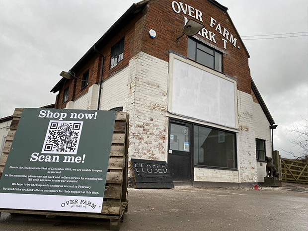 The farm shop is also continuing to offer its click and collect service while the store is closed.