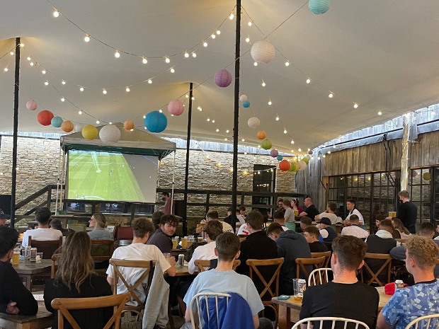 Celebrate the Six Nations with cheese and cider at Dunkertons, showing all England fixtures this February and March 2022.