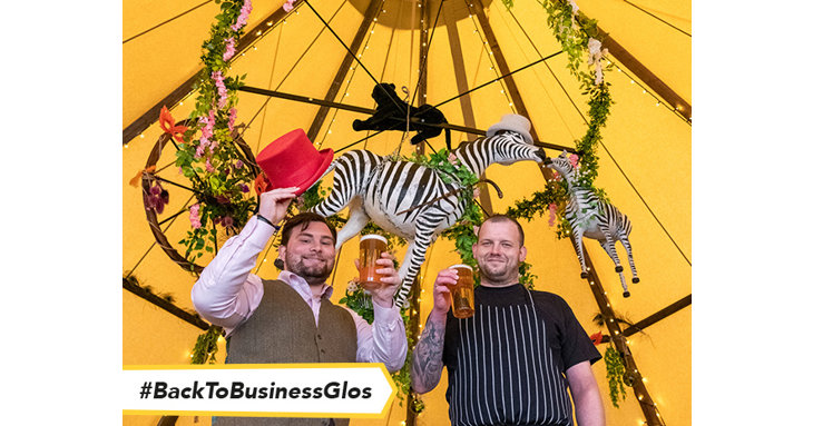 The Bathurst Arms has launched a new circus-themed dining space in its Cotswold beer garden.