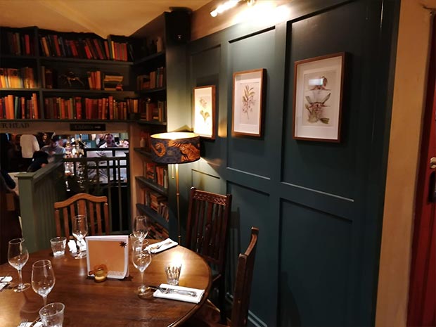 The interiors of the restaurant are stylish yet cosy.