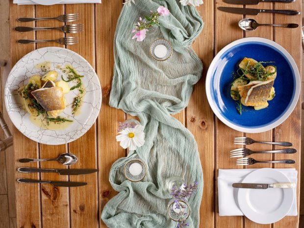 As well as live entertainment, the stunning menu is local and sustainable.