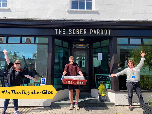 The Sober Parrot in Cheltenham provides meals to those in need during Coronavirus outbreak 