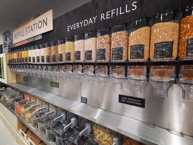 Waitrose Cheltenham is home to the largest unpacked station in the UK.