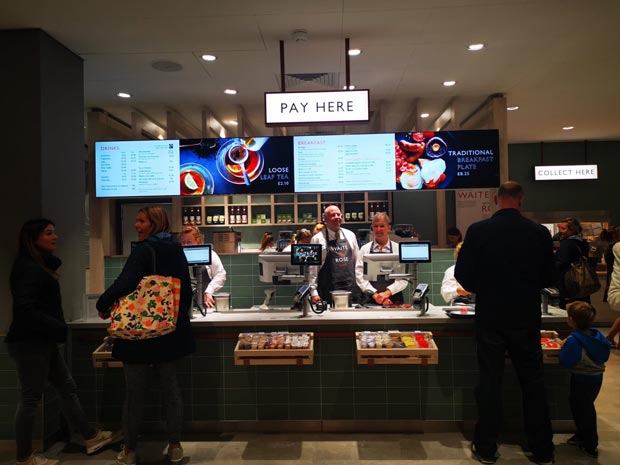 The new-look Waite & Rose Cafe.