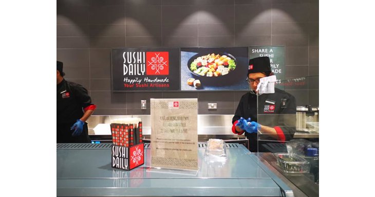 Waitrose Cheltenham is now home to a new sushi bar operated by Sushi Daily.