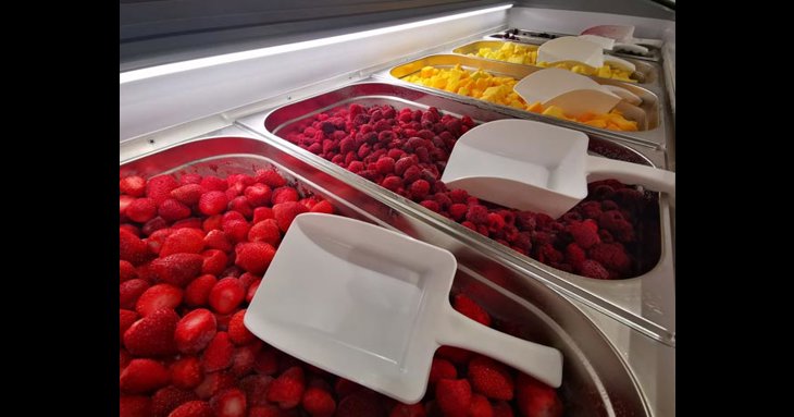 Stock up on frozen fruit at the frozen pick & mix.
