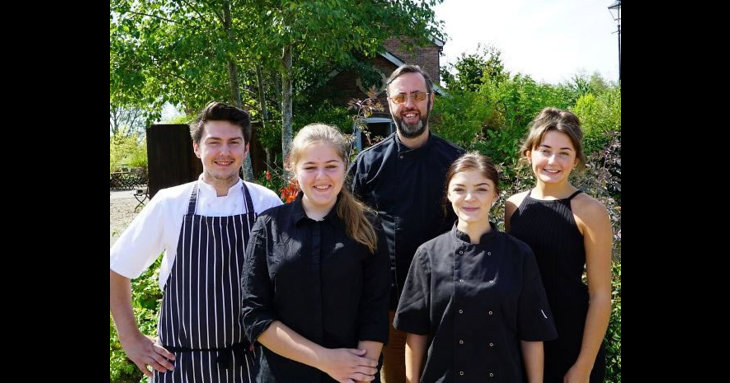 The Wharf House team responsible for gaining two AA Rosettes.