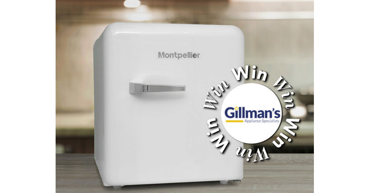 Kit out your bedroom, office or den with a 1950s-style mini fridge from Gillmans.