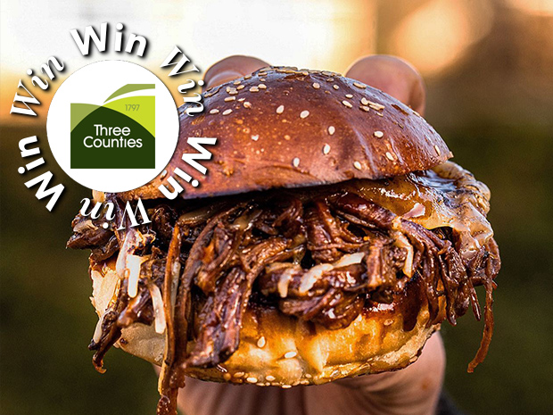 Win two tickets to Three Counties Food & Drink Feast  plus food from The Woozy Pig and Caf Cannoli and a luxury picnic hamper from Jack Straw's Baskets.