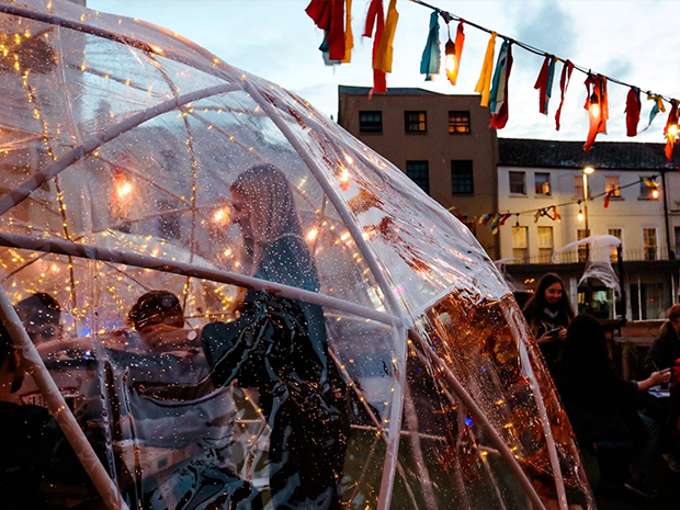 The Outdoor Inn Cheltenham is bringing back its heated pods