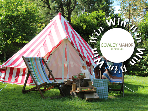 Win a luxury bell tent picnic for six people, including private hire and 150 of food and drink in SoGloss latest competition with Cowley Manor.