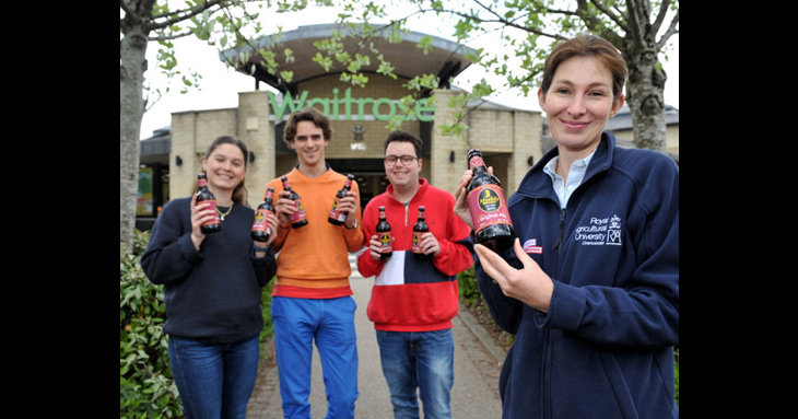 The ale was created by students taking part in a business project.