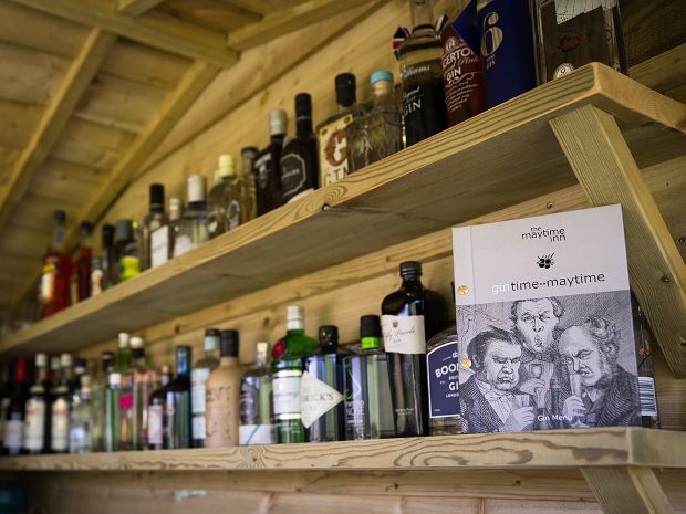 The Maytime Inn offers over 100 different gins from across the world.